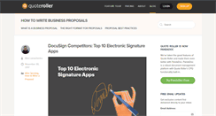 Desktop Screenshot of blog.quoteroller.com