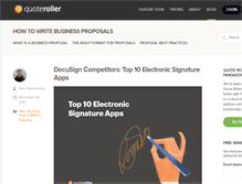 Tablet Screenshot of blog.quoteroller.com